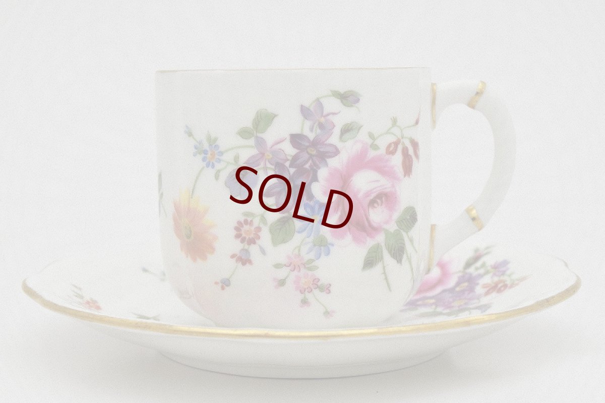 画像1: ロイヤルクラウンダービー　ポジー　コーヒー　カップ＆ソーサー (1)