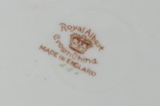 画像12: ロイヤルアルバート　ヴィンテージ 金彩　手描き　ケーキ皿　4枚セット (12)