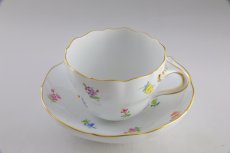 画像11: 未使用　正規　マイセン　ちらし小花　カップアンドソーサー (11)