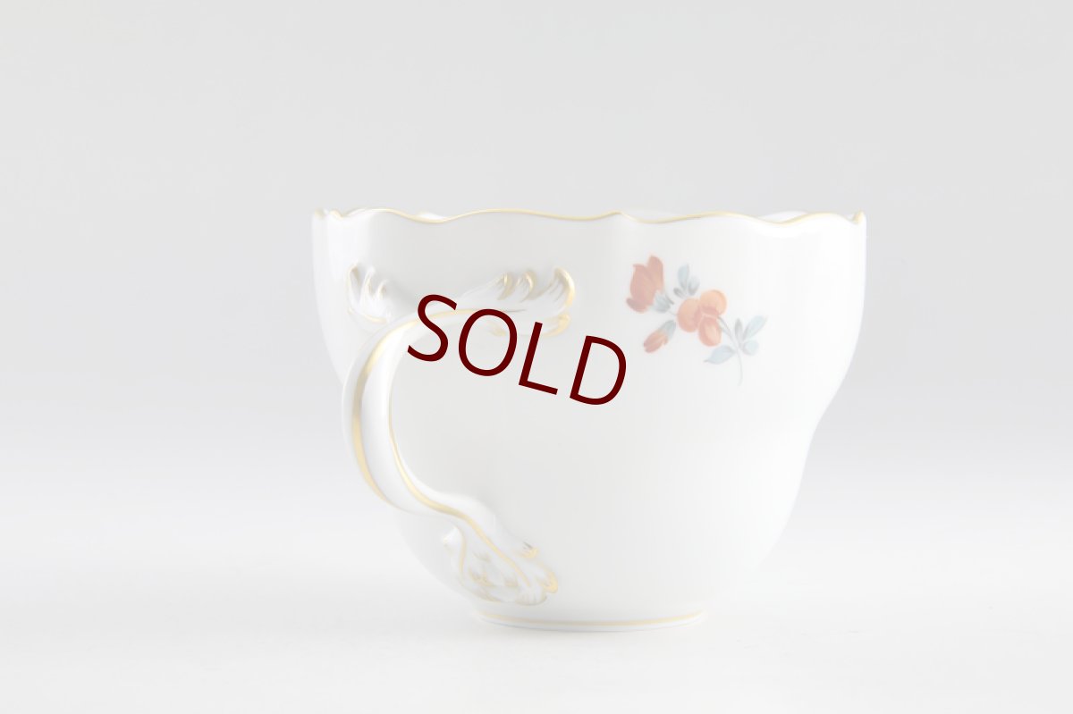 画像4: 未使用　正規　マイセン　3フラワー　カップアンドソーサー (4)