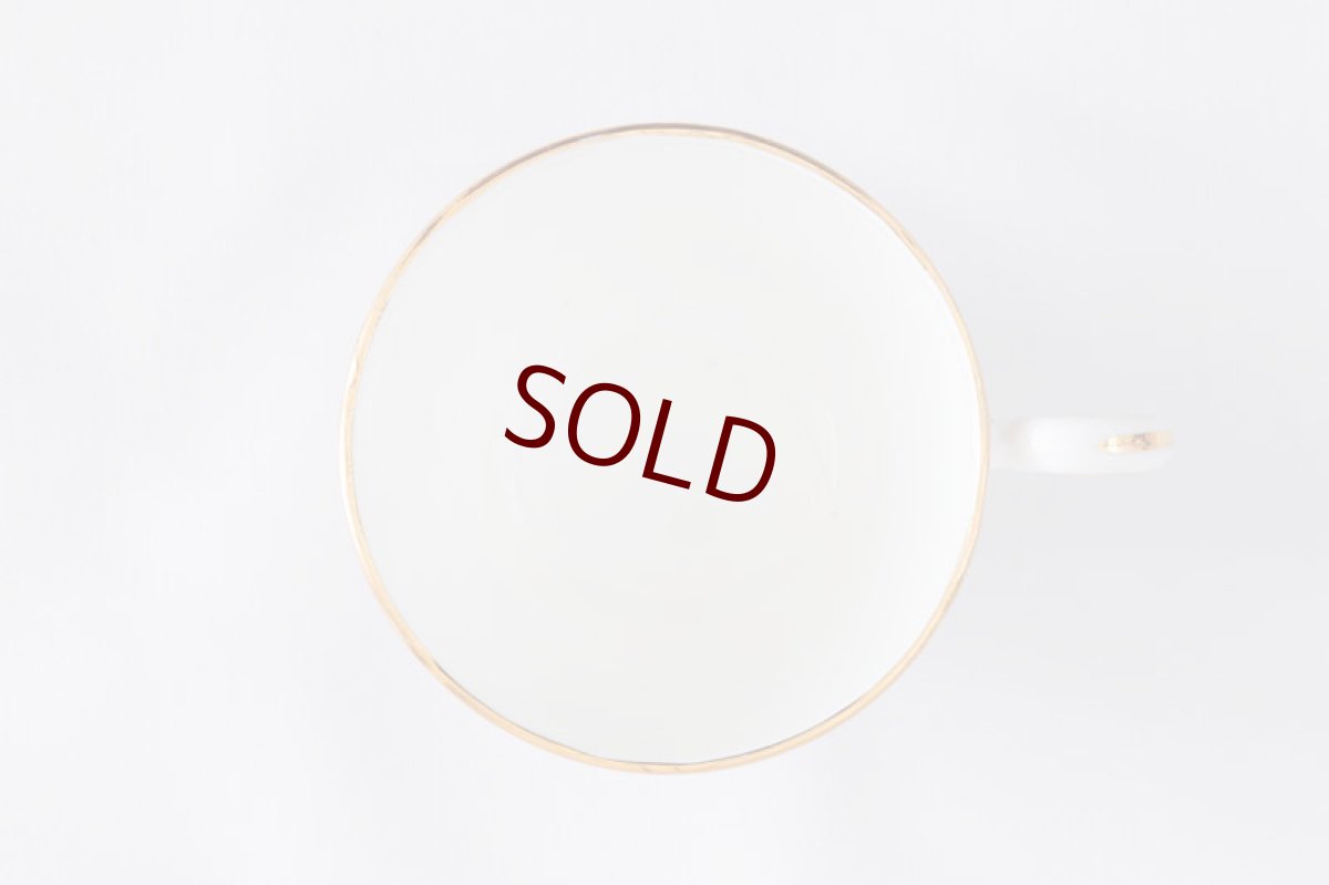 画像6: エインズレイ　1930-40年代　薔薇とお花のティーカップトリオセット (6)