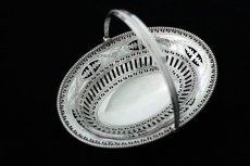 画像5: 純銀製(925)アンティークシルバー 1909年 マッピン＆ウェッブ　ボンボンバスケット　 (5)