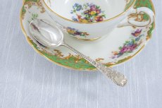 画像7: 純銀製(925) アンティークシルバー 1890年 果実の手彫り彫刻 ティースプーン６本セット (7)