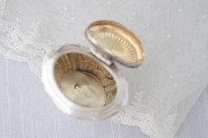 画像7: 純銀製(925) 1905年 アンティークシルバー ロココスタイル ティーキャディー (7)