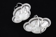 画像1: 純銀製(925)　アンティークシルバー　透かし細工　ミニボンボンバスケット (1)