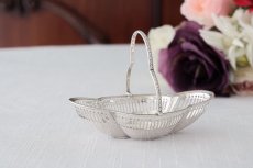 画像6: 純銀製(925)　アンティークシルバー　透かし細工　ミニボンボンバスケット (6)