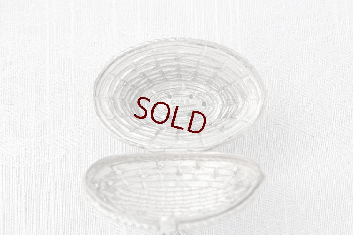 画像6: 純銀製(925)　ビンテージシルバー　アメリカン　バスケット型ティーインフューザー　 (6)