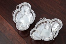 画像3: 純銀製(925)　アンティークシルバー　透かし細工　ミニボンボンバスケット (3)