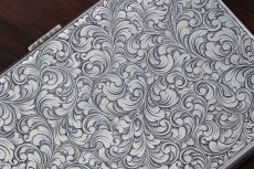 画像3: 純銀製(800)　ドイツ製　手彫りスクロール装飾　シガレットケース (3)