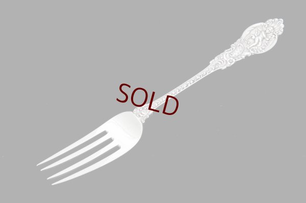 画像9: 純銀製（925）1899年 ロココスタイル　クリスニング　チャイルド　カトラリーセット