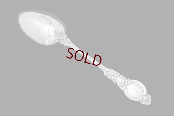 画像10: 純銀製（925）1899年 ロココスタイル　クリスニング　チャイルド　カトラリーセット