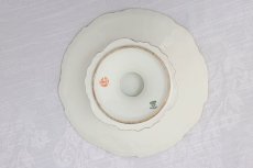 画像9: リモージュ　 1891年 - 1914年 Alfred Lanternier 金彩手描き すみれの花の低ケーキスタンド ペアセット その2　 (9)