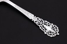 画像5: アンティークシルバー 純銀製(925) 貝のボウル　ヴィクトリアン透かし細工　大きめジャムスプーン (5)