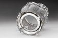 画像9: アンティークシルバー純銀製  シルバーオーバレイ ウェッブスタイル クリスタルグラス  ボウル 