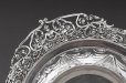 画像8: アンティークシルバー純銀製  シルバーオーバレイ ウェッブスタイル クリスタルグラス  ボウル 