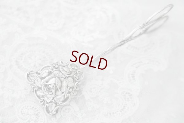 画像3: アンティークシルバー 純銀製(800) クリストフ ウィドマン 大薔薇 透かし細工 ペイストリートング