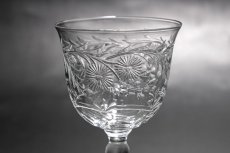 画像5: アンティーククリスタルグラス 特級C.1920 Webb Corbett インタリオエングレーブメント アペリティフグラス6客セット (5)