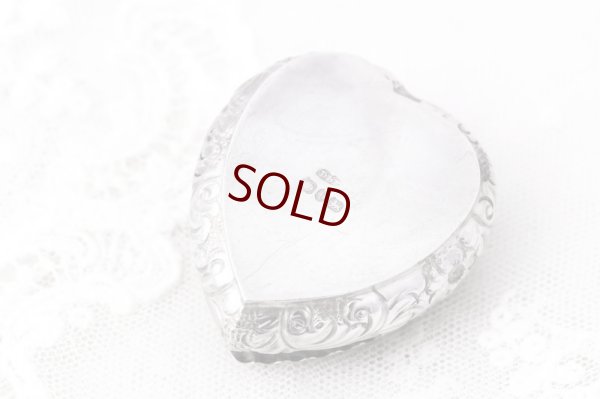 画像6: アンティークシルバー 純銀製(925) ヴィクトリアンロココ ハートのリングボックス