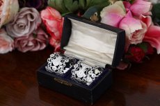 画像5: アンティークシルバー 、純銀製(925) 1899年　美透かし細工  ナプキンリング2組セット (5)