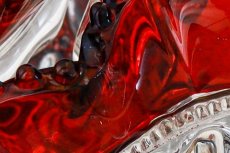 画像10: ヴィンテージシルバー シルバープレート　1930年前後　ペインテッドグラス　ダブルジャムディッシュ (10)