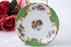 画像6: ヴィンテージ陶磁器　パラゴン　手描き 野鳥と薔薇とガーデンフラワー　トリオセット (6)