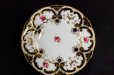 画像12: アンティーク陶磁器　コールポート　総手描き　薔薇とスクロール、金彩　ペア　ティーカップトリオセット