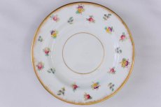 画像5: アンティーク陶磁器　ちらし小花　総手描き　ティーカップトリオセット (5)