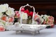 画像8: アンティークシルバー ヴィクトリアン シルバープレート 美彫 お花とスクロール、透かし細工のケーキバスケット