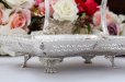 画像7: アンティークシルバー ヴィクトリアン シルバープレート 美彫 お花とスクロール、透かし細工のケーキバスケット