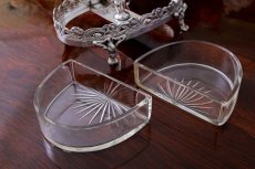 画像6: アンティークシルバー、シルバープレートフランス製　アールヌーボー　ダブルジャムディッシュ (6)