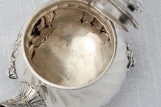 画像8: アンティークシルバー 純銀製(925)1900年 バチェラーサイズ ロココ風　ティーポット (8)