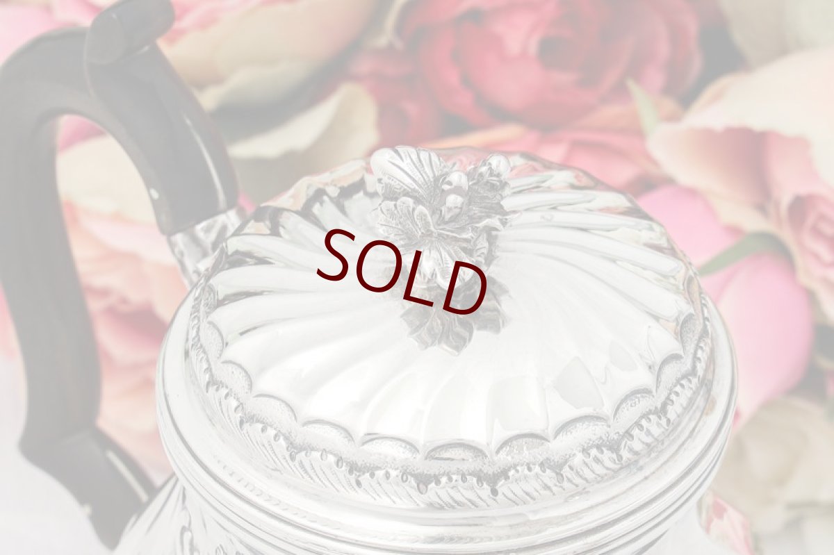 画像7: アンティークシルバー 純銀製(925)1900年 バチェラーサイズ ロココ風　ティーポット (7)