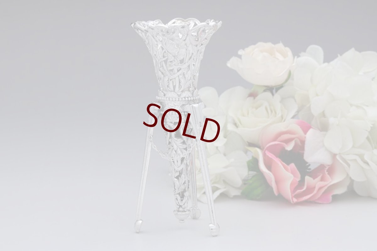 画像5: ヴィンテージシルバー、純銀製(925) 　希少　ポジーホルダー (5)