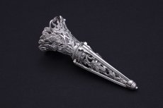 画像1: ヴィンテージシルバー、純銀製(925) 　希少　ポジーホルダー (1)