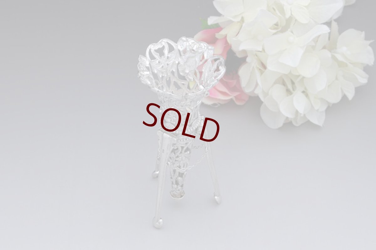 画像6: ヴィンテージシルバー、純銀製(925) 　希少　ポジーホルダー (6)