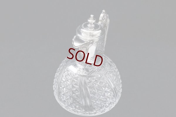 画像6: アンティークシルバー、シルバープレート製、 ヴィクトリア時代後期　透かし細工ハンドル クラレットジャグ 