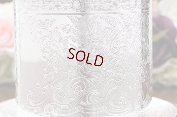 画像4: ビンテージシルバー、シルバープレート製　ヴィクトリアンスタイル 小さ目 美装飾 ビスケットボックス