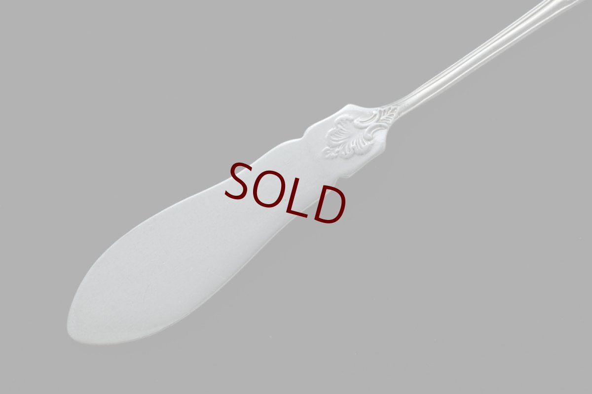 画像5: アンティークシルバー、純銀製（925）1892/1906マッピン＆ウェッブ ペア バターナイフセット (5)