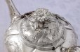 画像5: アンティークシルバー、純銀製(925)1877年　手彫り打ち出し彫刻　ティーポット