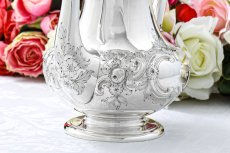 画像3: 純銀製(925) アンティークシルバー 1853年 ヴィクトリアンロココスタイル コーヒーポット (3)