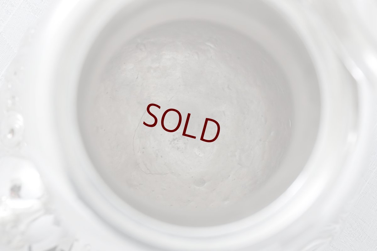 画像7: 純銀製(925) アンティークシルバー 1853年 ヴィクトリアンロココスタイル コーヒーポット (7)