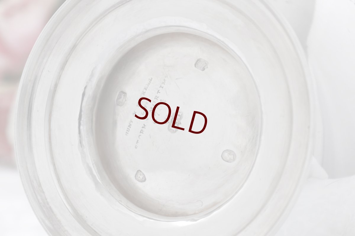 画像8: 純銀製(925) アンティークシルバー 1853年 ヴィクトリアンロココスタイル コーヒーポット (8)