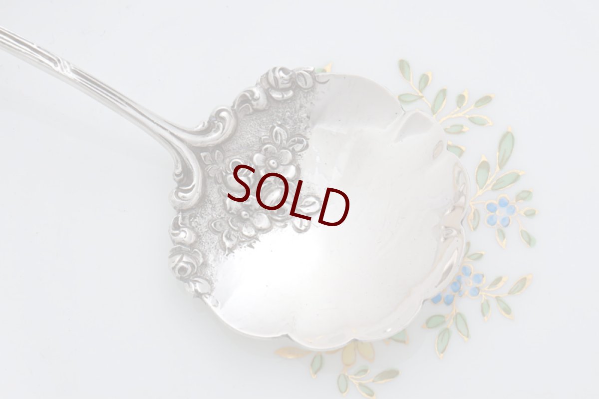 画像3: アンティークシルバー ドイツ 純銀800 クリームスプーン (3)