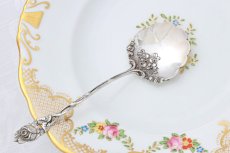 画像1: アンティークシルバー ドイツ 純銀800 クリームスプーン (1)