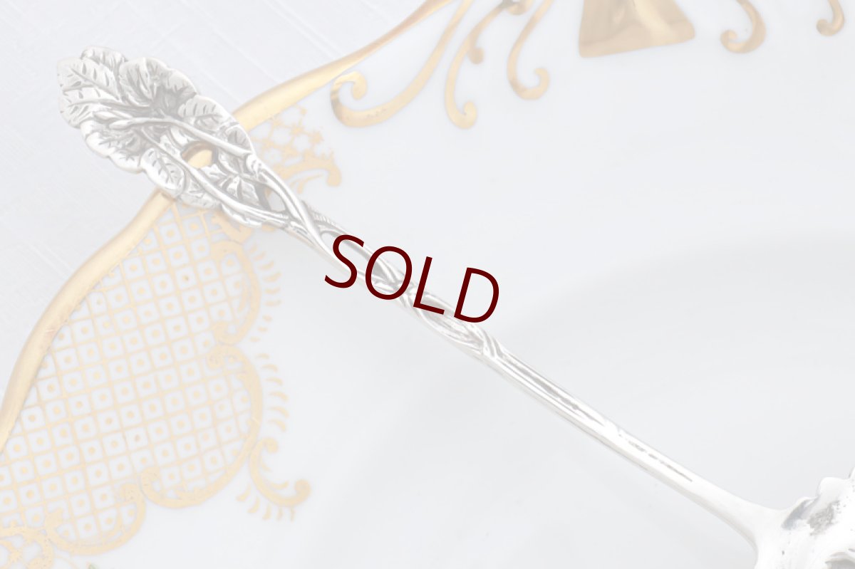 画像6: アンティークシルバー ドイツ 純銀800 クリームスプーン (6)