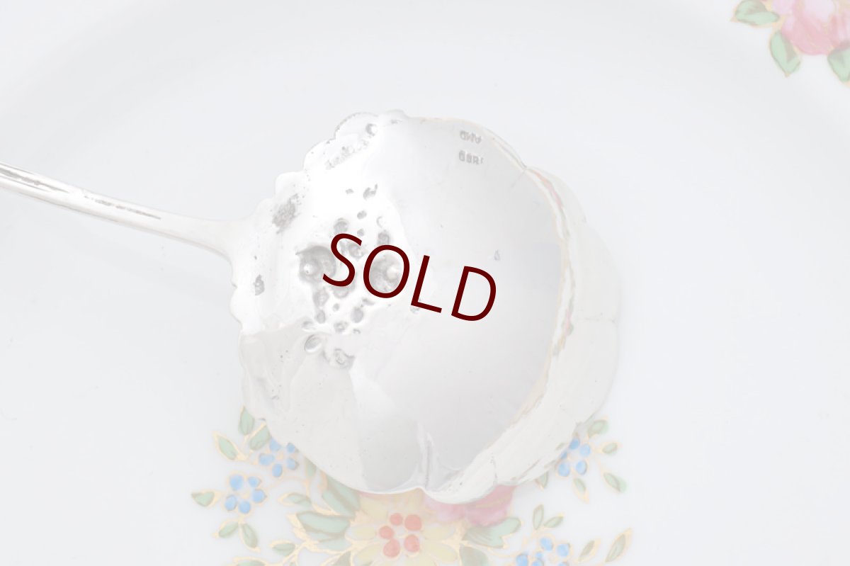 画像5: アンティークシルバー ドイツ 純銀800 クリームスプーン (5)