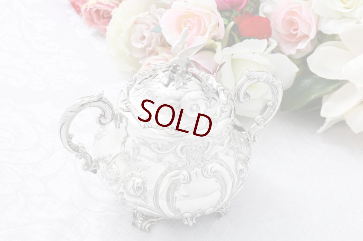 画像15: 純銀製(925) 1862年 希少　特級 ヴィクトリアンロココ/ ルイスタイル　ティー&コーヒーセット (15)