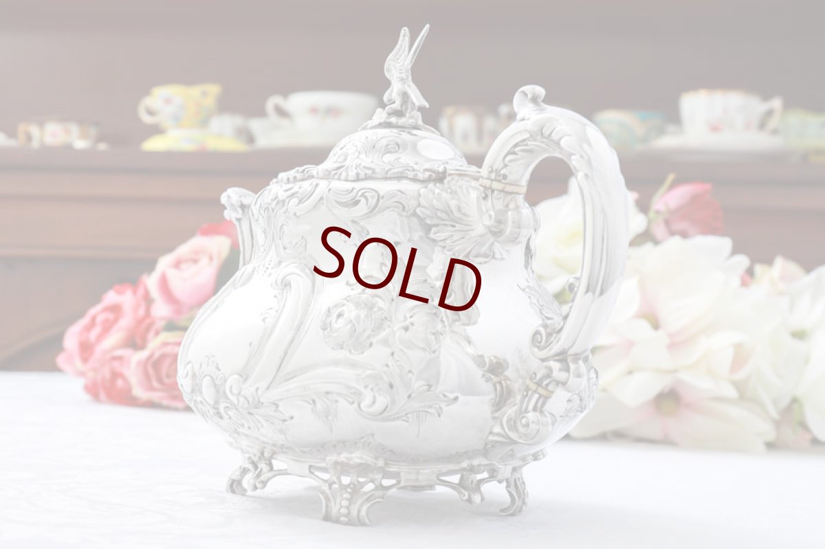 画像3: 純銀製(925) 1862年 希少　特級 ヴィクトリアンロココ/ ルイスタイル　ティー&コーヒーセット (3)