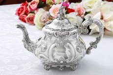 画像7: 純銀製(925) 1862年 希少　特級 ヴィクトリアンロココ/ ルイスタイル　ティー&コーヒーセット (7)