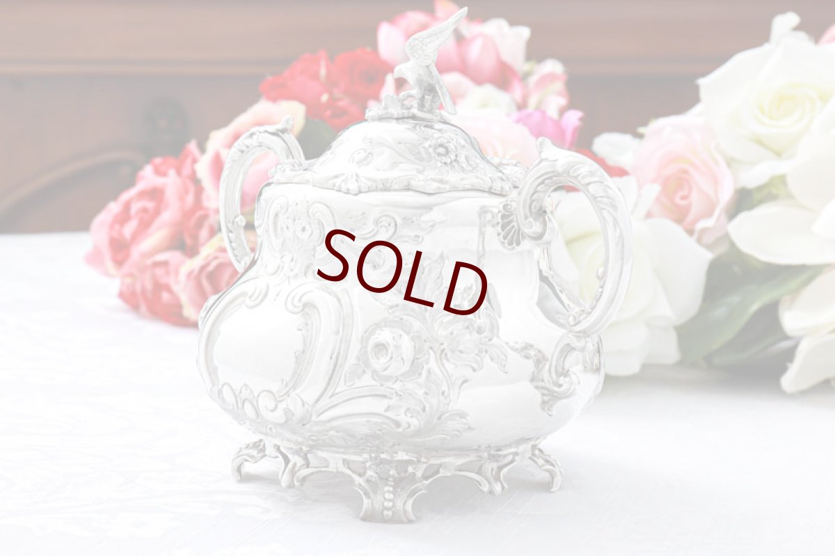 画像14: 純銀製(925) 1862年 希少　特級 ヴィクトリアンロココ/ ルイスタイル　ティー&コーヒーセット (14)